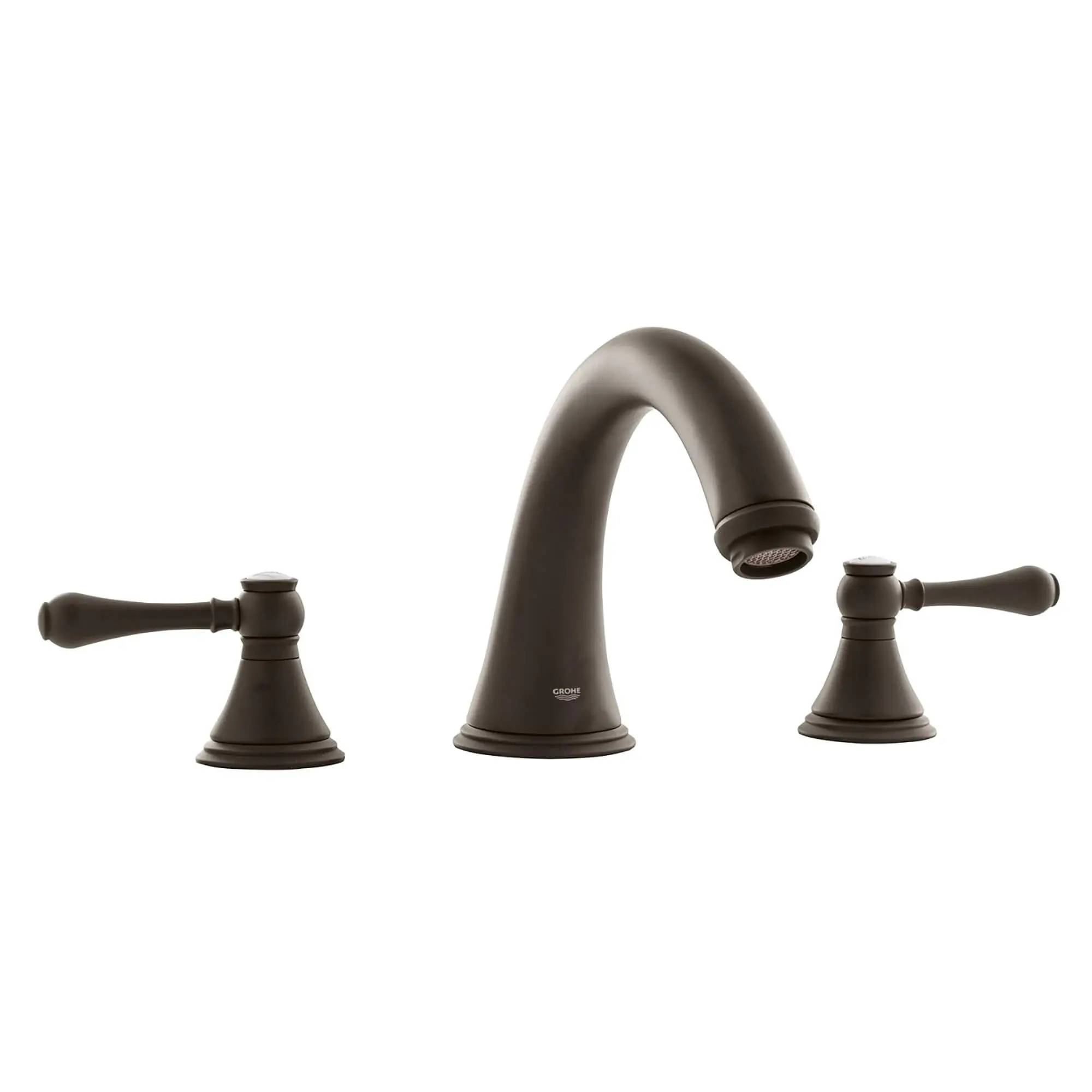 3-Hole 2-Handle Deck Mount Roman Tub Faucet